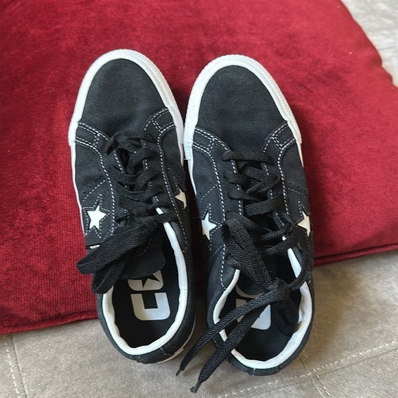 Converse Kids Black and White Sneakers - Picture 9 of 11